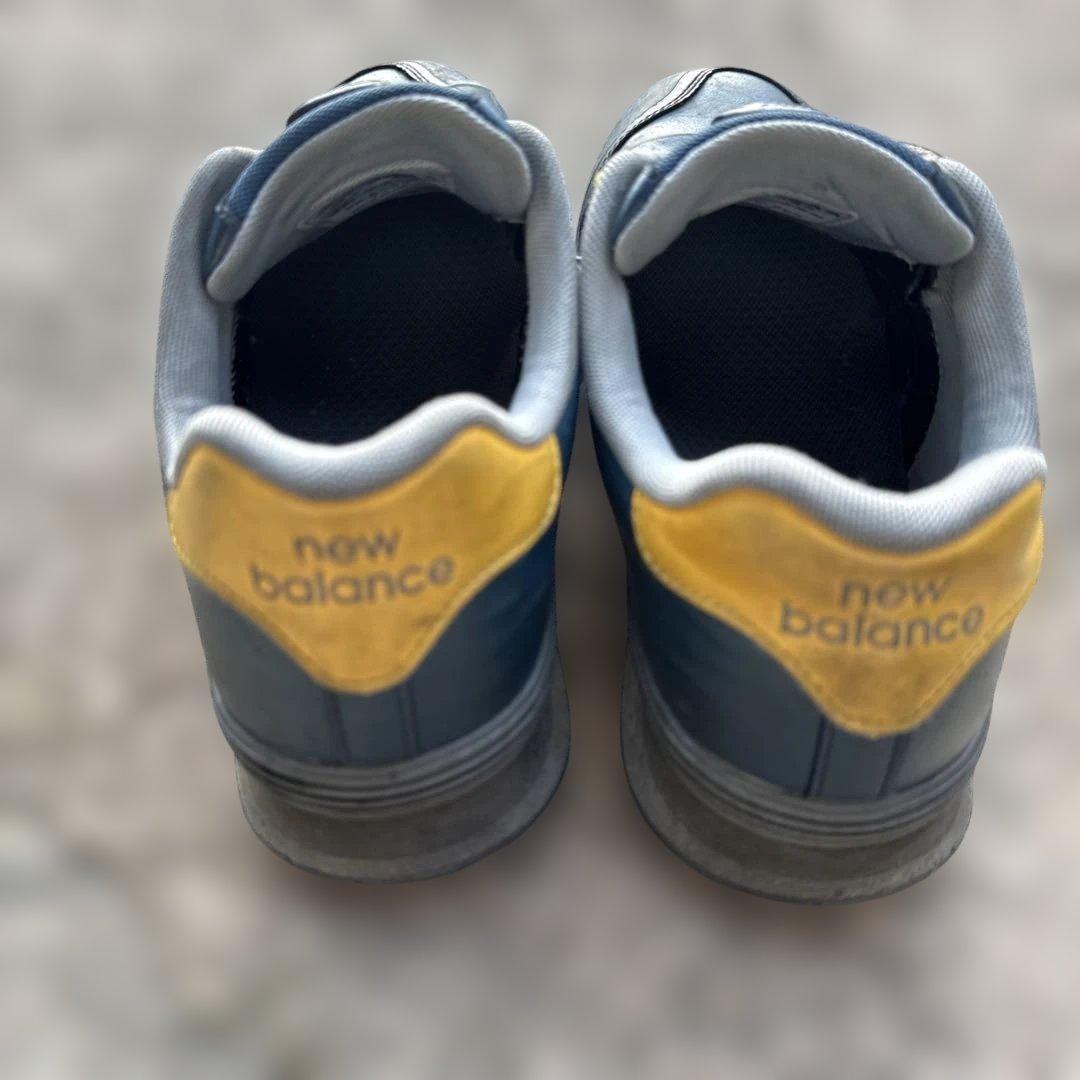 New Balance 安全靴 ダークブルー/イエローボアシステム25.5センチ