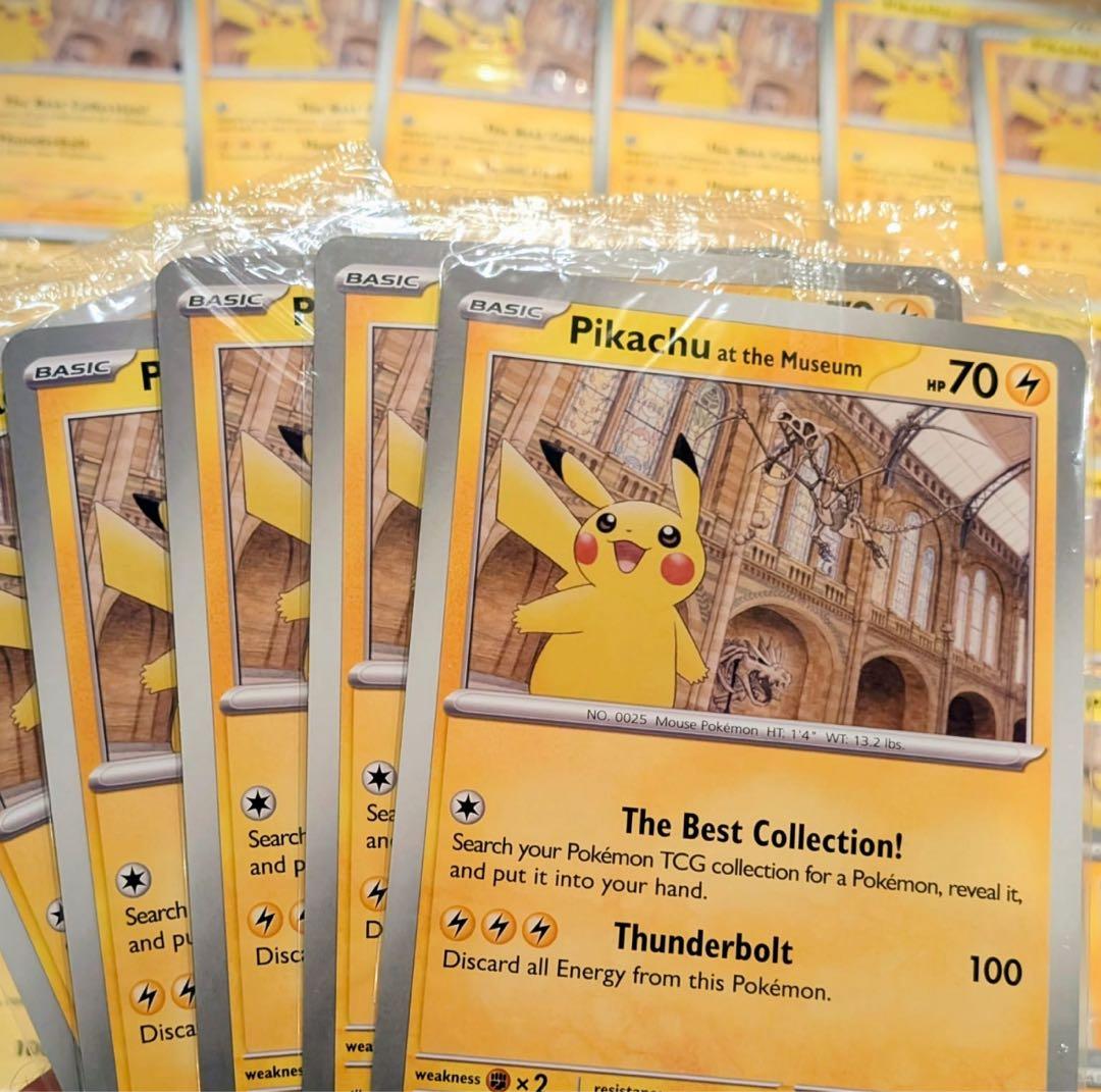 10枚セット Pikachu at the Museum ポケモン 自然史博物館