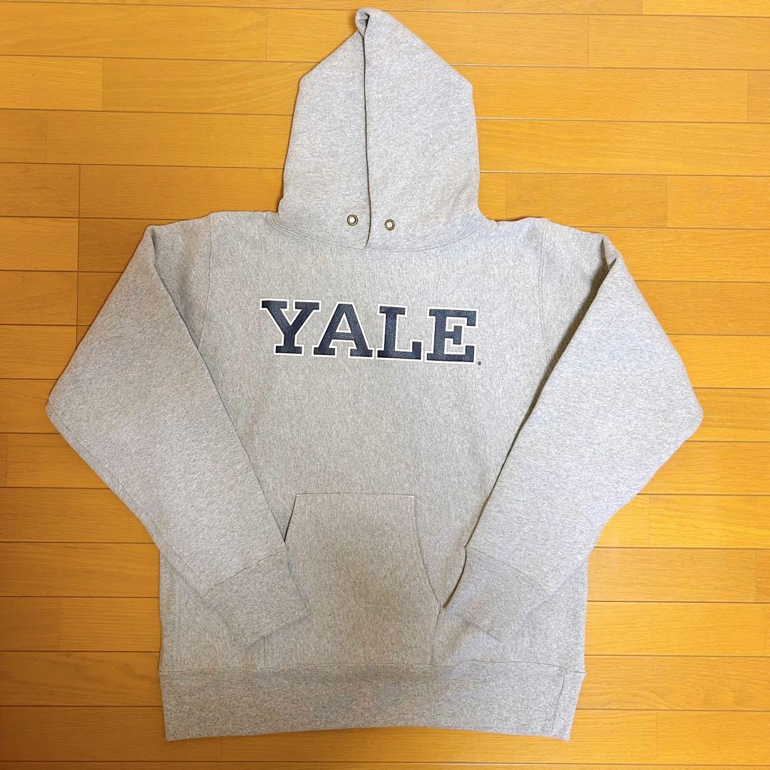 【未使用】チャンピオン リバースウィーブ パーカー YALE グレー XL