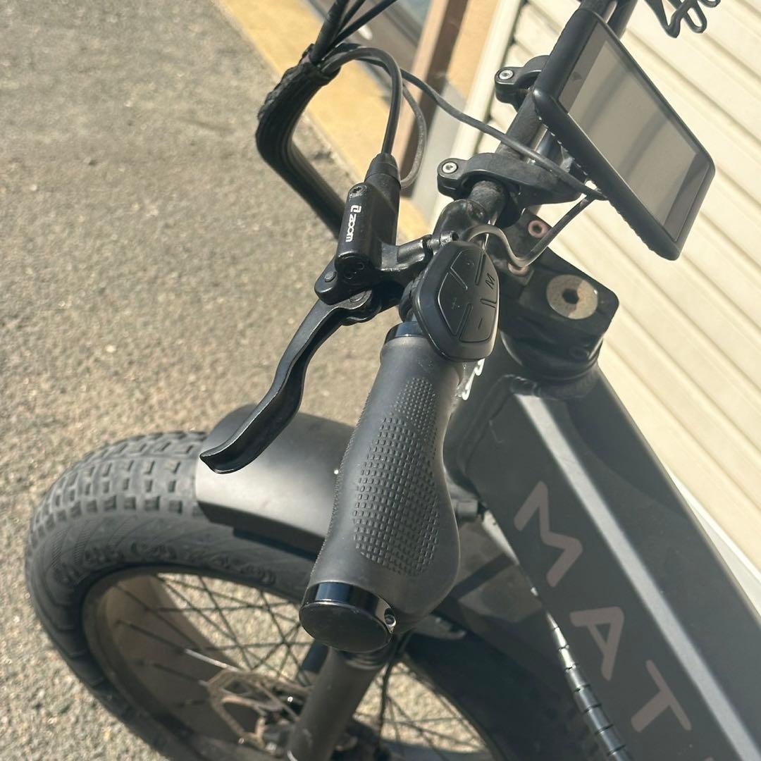 MATE.BIKE 電動アシスト 折りたたみ ファットバイク 20インチ 黒