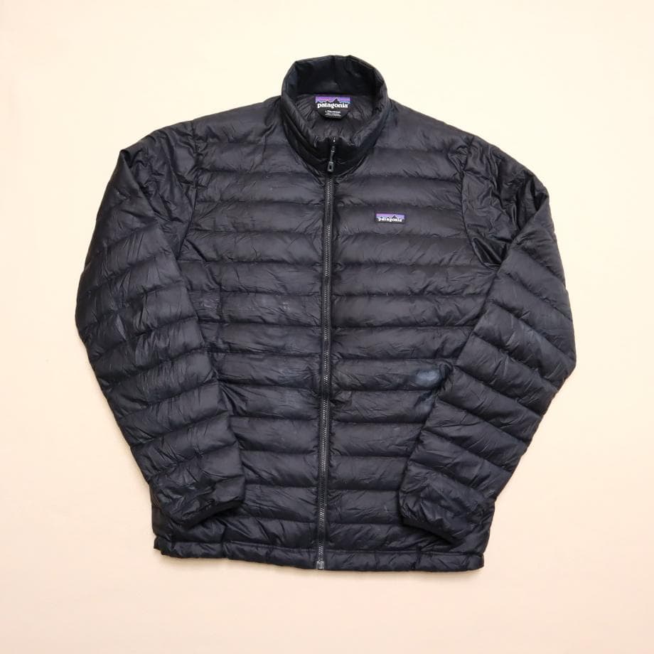 Patagonia ダウンセーター ダウンジャケット メンズL グースダウン 黒