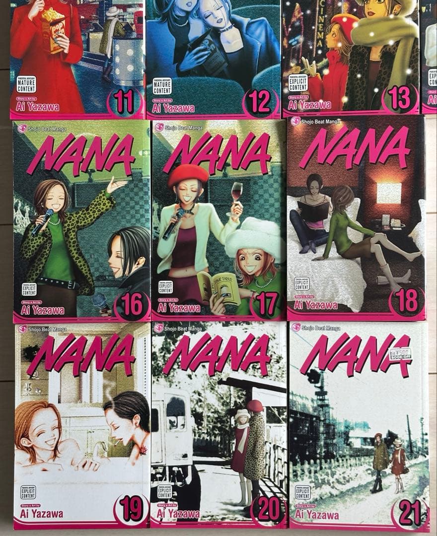 【英語版】NANA全巻 セット矢沢あい 1~21巻 洋書 りぼん 漫画