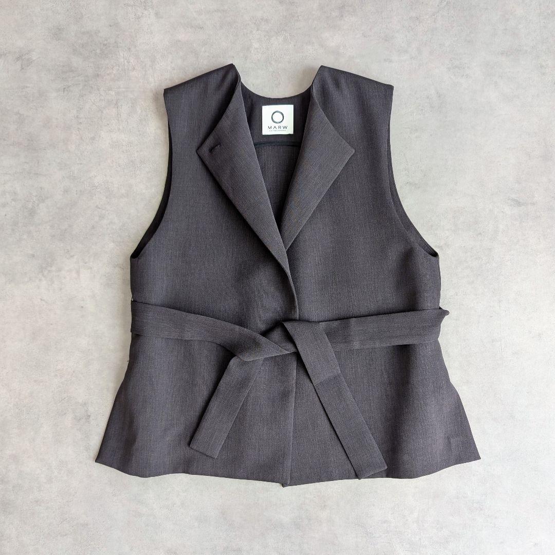 MARW UNITED ARROWS ウエスト ベルト ジレ 無限ジレ