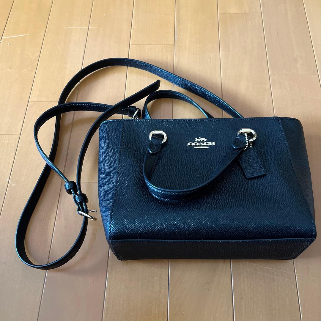 COACH ブラック ２Wayショルダーバッグ