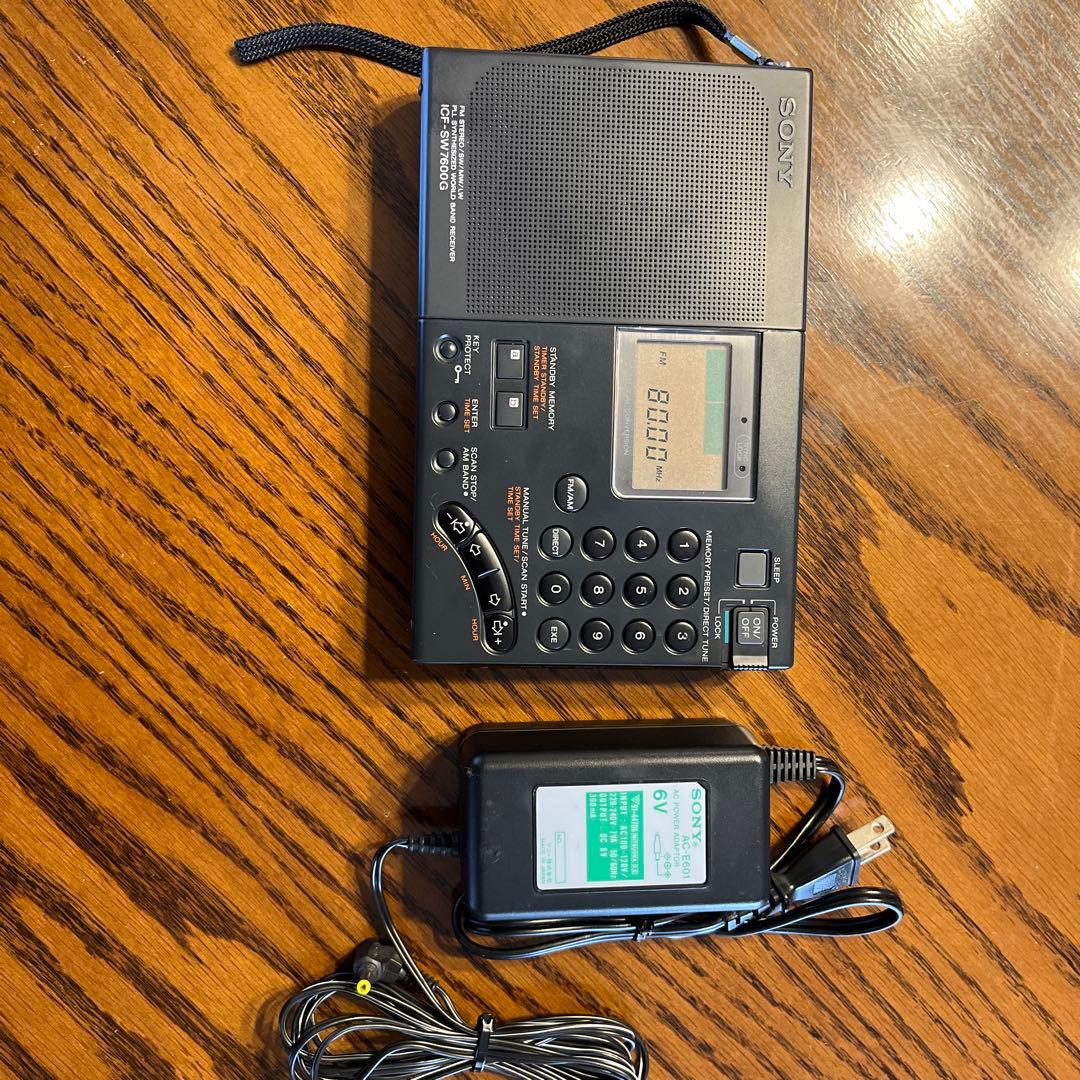 SONY 超高感度ポータブル短波ラジオ FM AM ICF-SW7600G