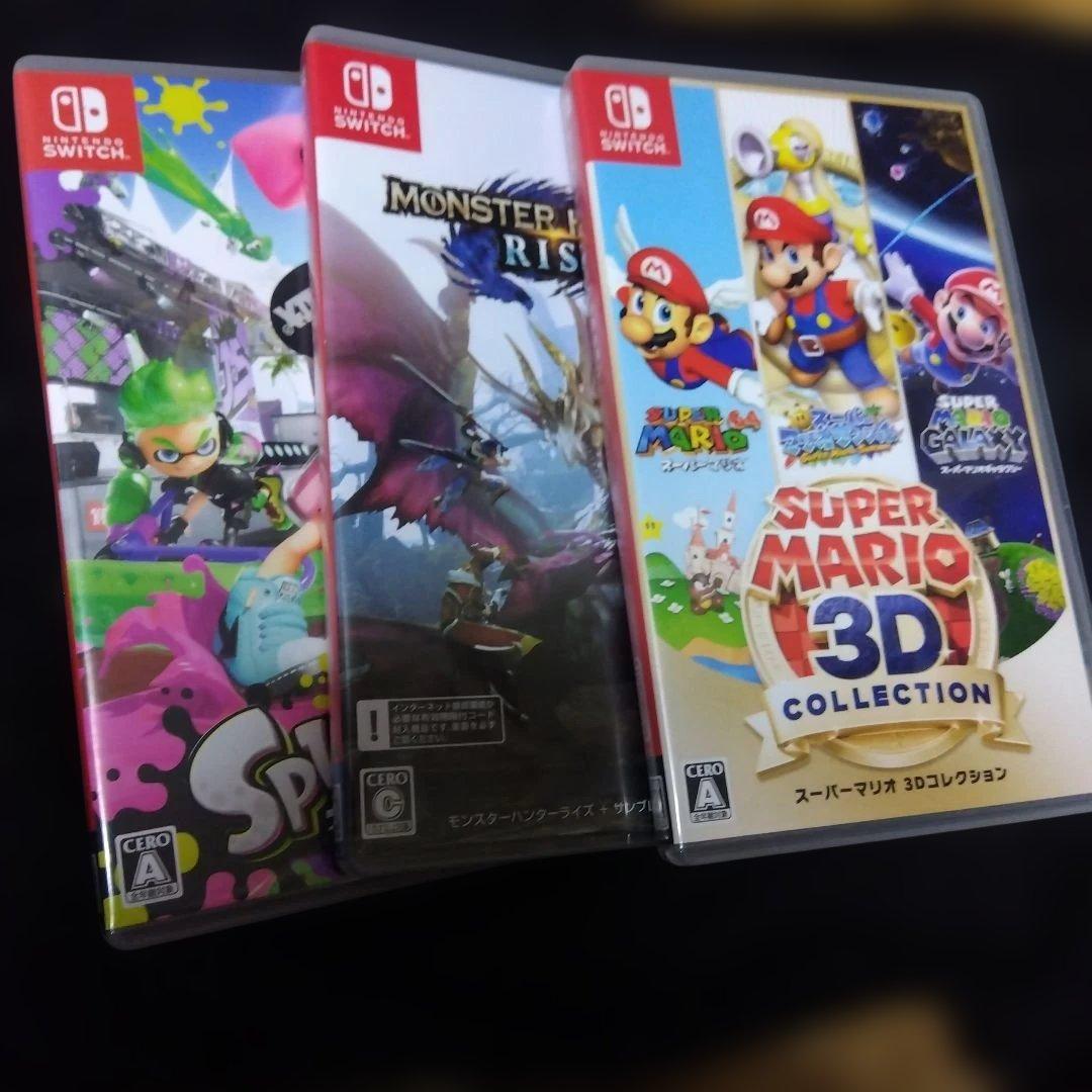 スーパーマリオ 3Dコレクションモンハンライズスプラトゥーン２