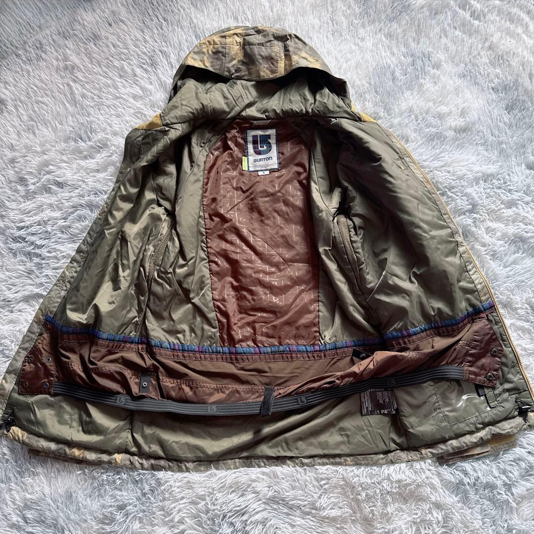 Burtonバートンスキーウェアスノーボードジャケットパーカーセット S 迷彩