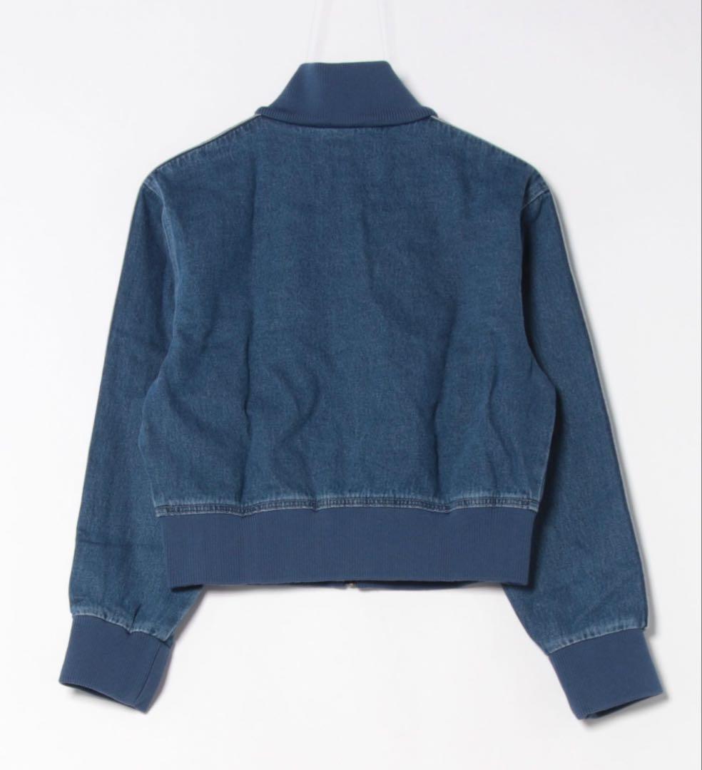 新品L女性】アディダスアディカラーデニムジャケットファイヤーバードトラック