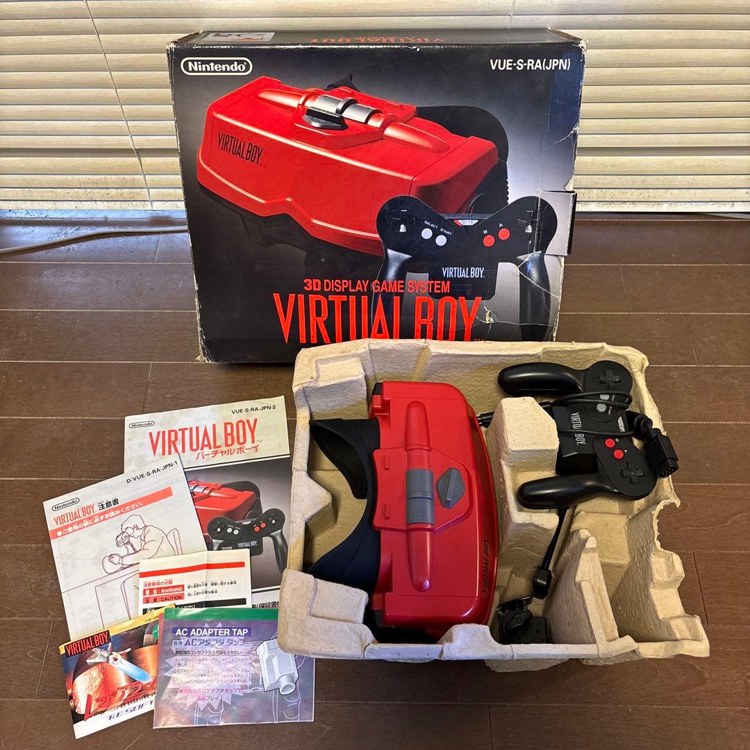任天堂　バーチャルボーイ　ジャンク　説明書付き　レッドアラーム