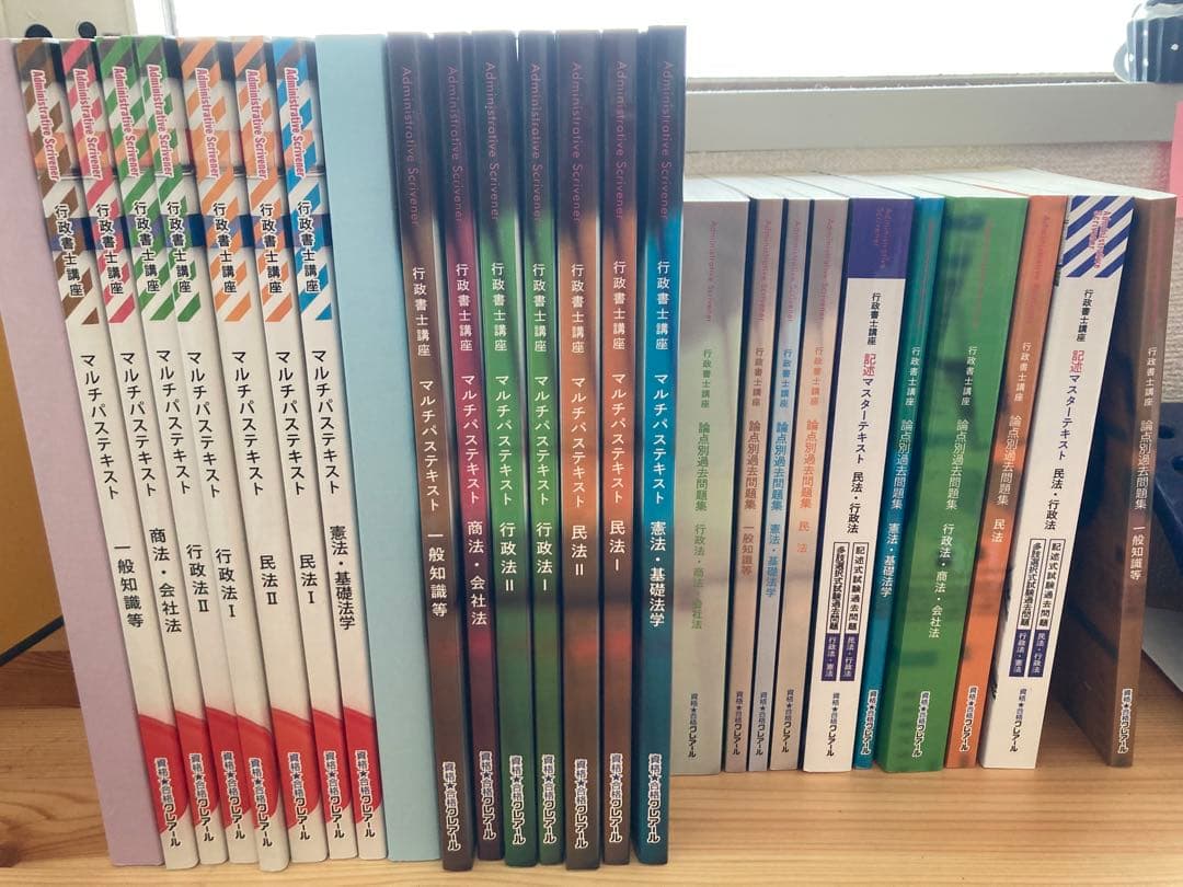 クレアール行政書士講座　テキスト・問題集・答練・DVDセット