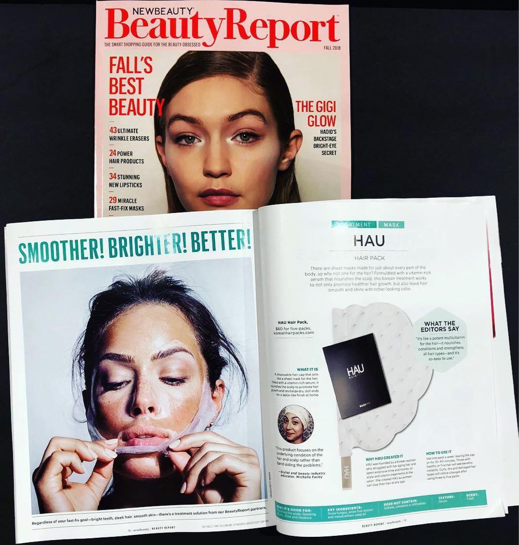 HAU 初めてのヘアパック6箱韓国製