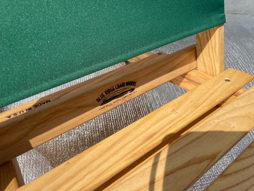 【未使用】ブルーリッジチェアワークス　　ローチェア　グリーン