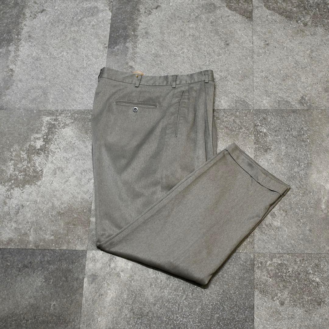 古着 LEVI’S SLATES 3タック とろみ スラックス ワイドパンツ