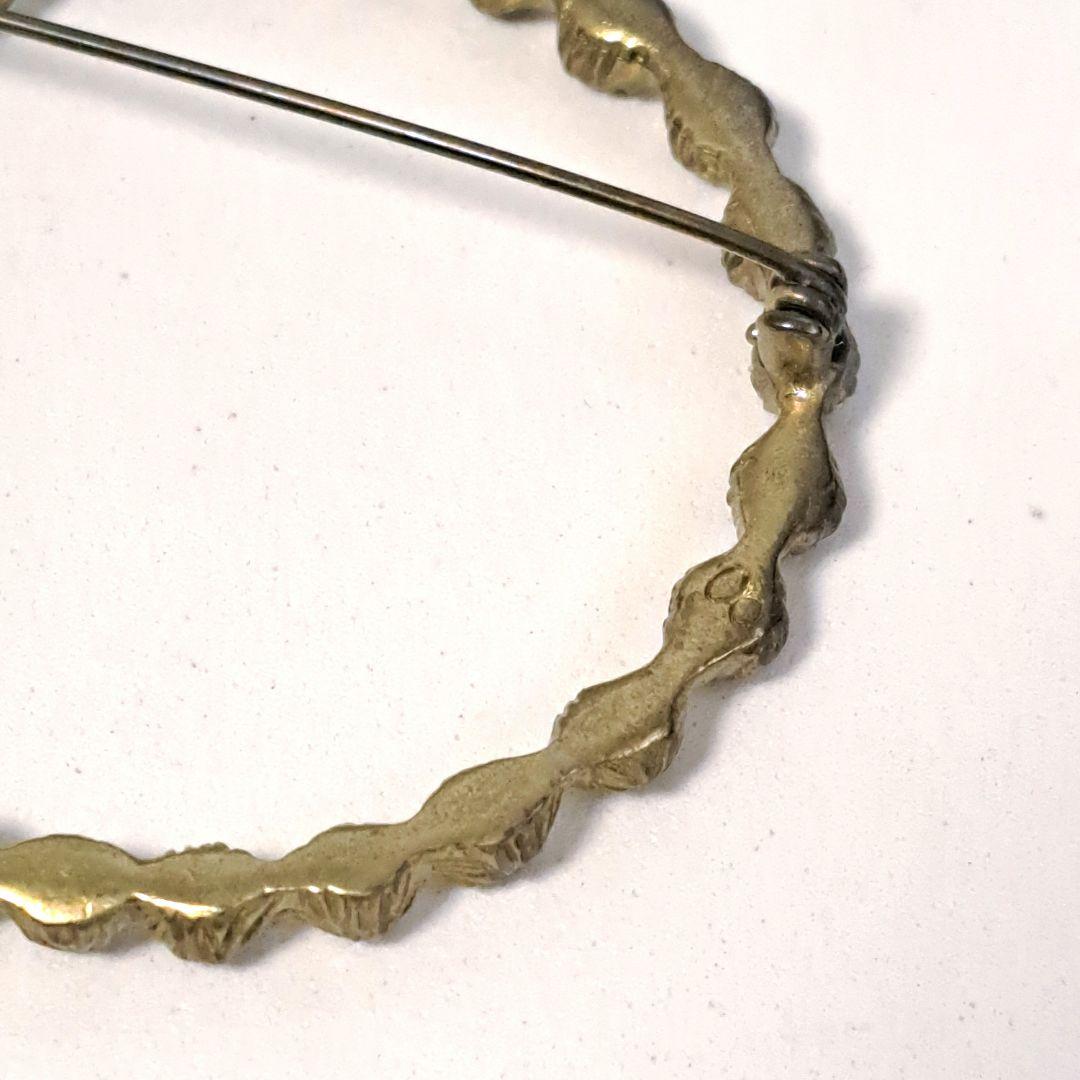 ミナペルホネン tambourine ブローチ アンティークゴールド