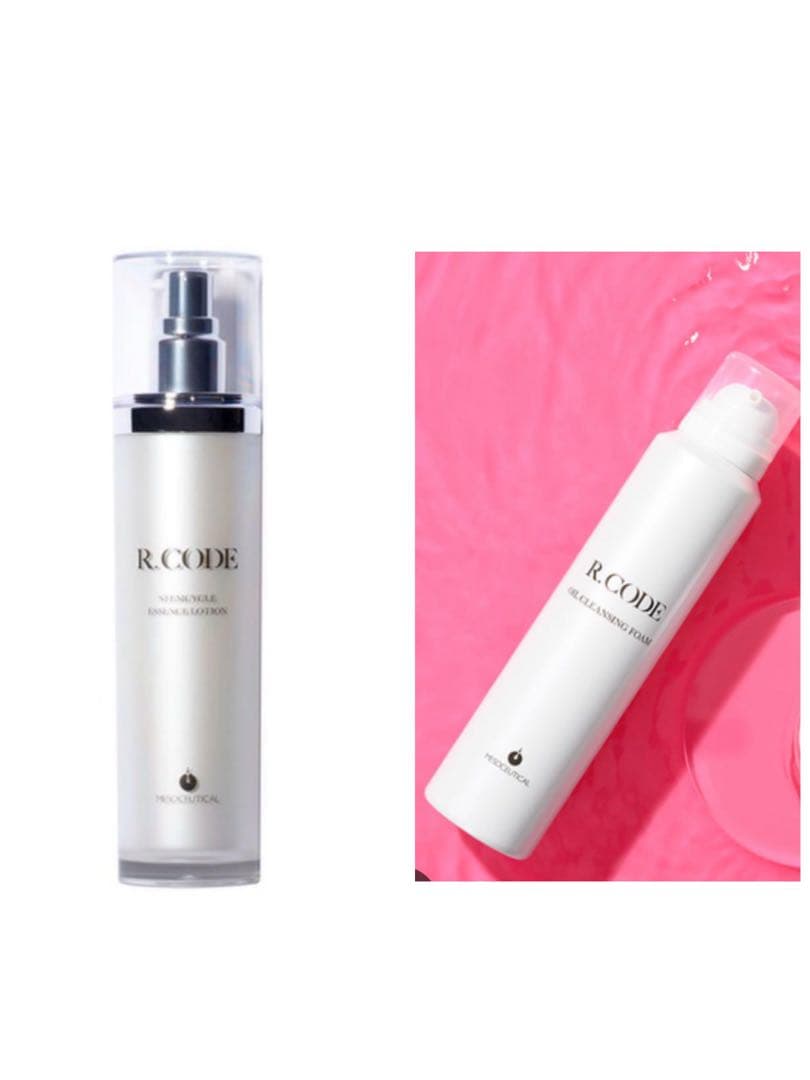 R.CODE スキンミルクエッセンスローション、クレンジングフォーム セット