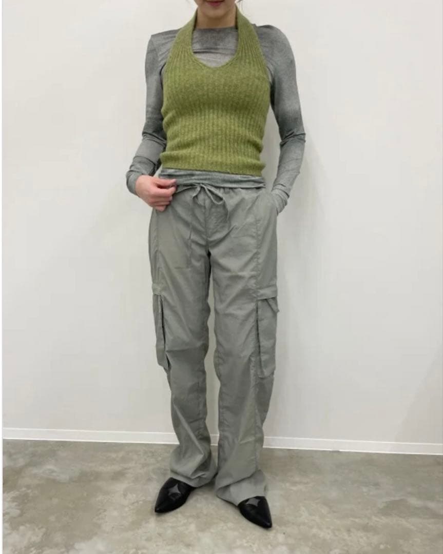 パロマウール 23aw ナイロンカーゴパンツ