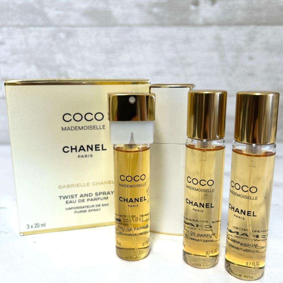 CHANEL ココマドモアゼル　ツィスト&スプレイ　20ml×3 92