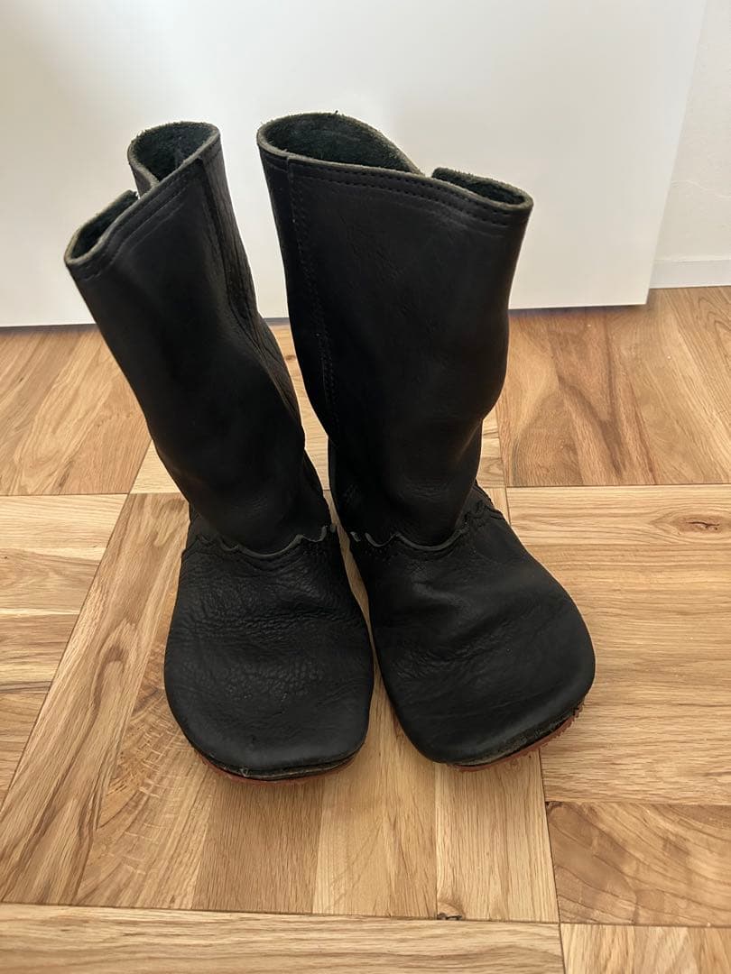 COMME des GARÇONS ブラックショートブーツ