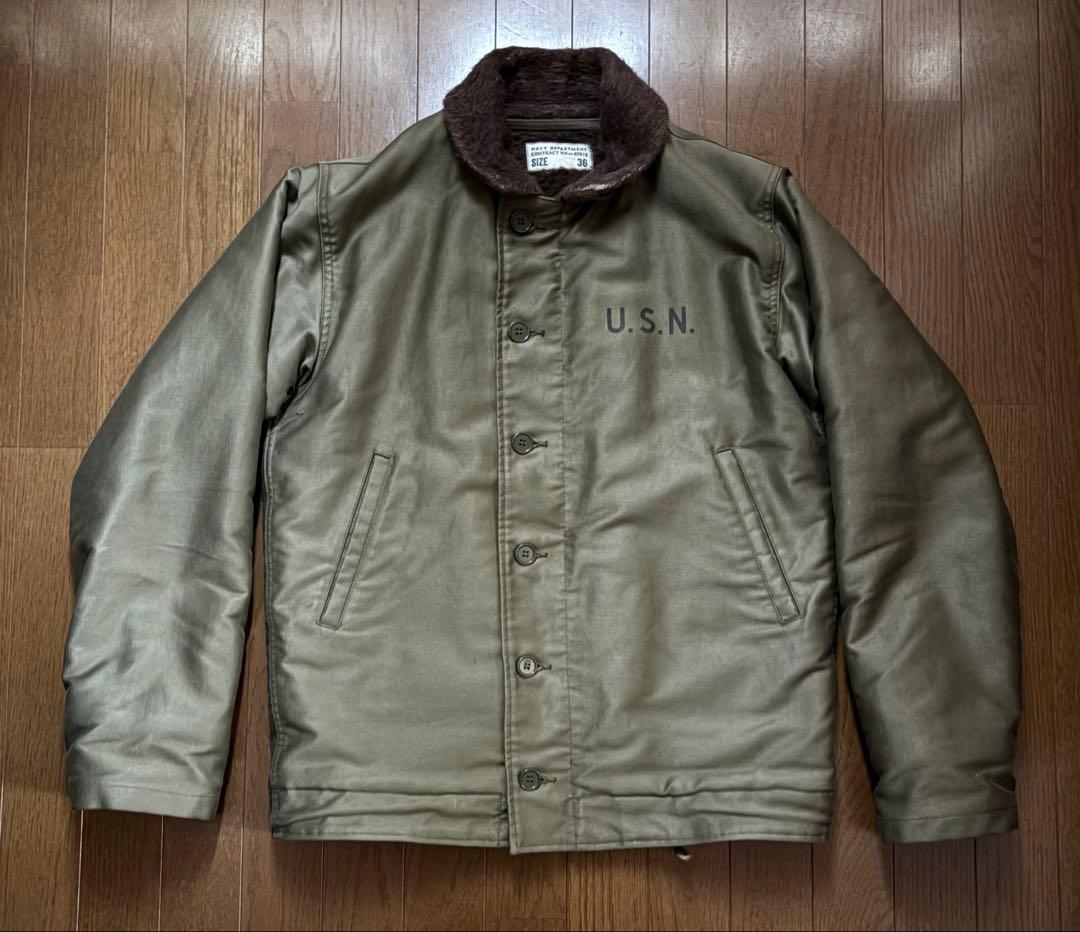 美品36！MASH N-1 JKT 40's実物TALON社製ジッパー