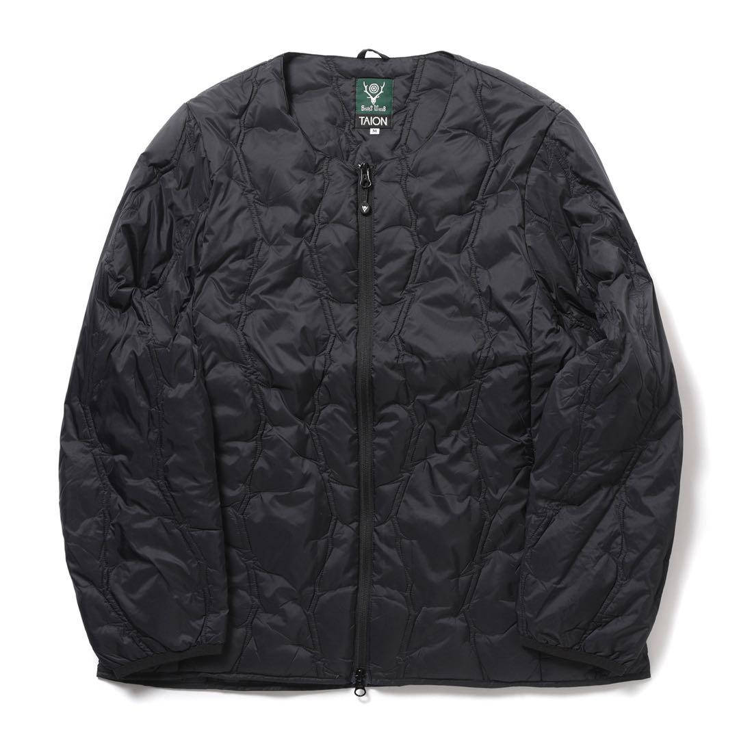 SOUTH2 WEST8 × TAION インナーダウンジャケット ブラック S