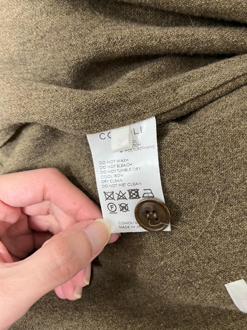 COMOLI コモリ 24AW Khaki B.D.U ジャケット サイズ 2