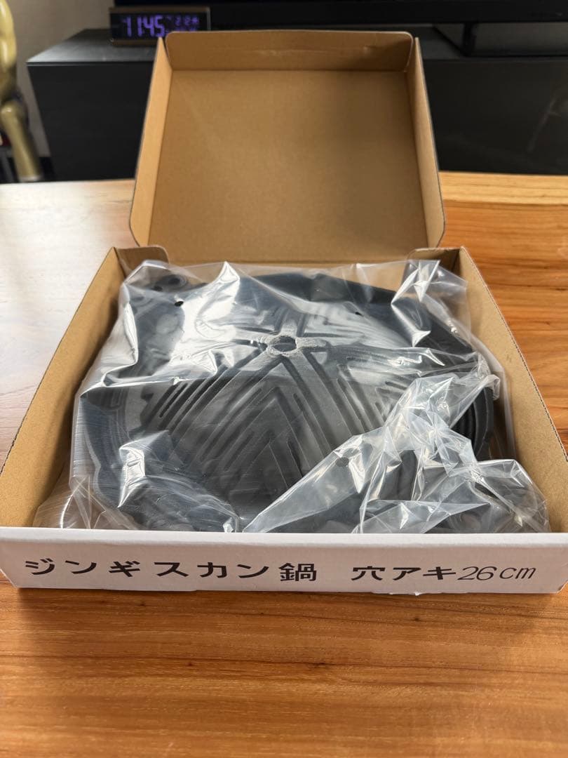 池永鉄工ジンギスカン鍋穴アキ 26cm 黒　5枚セット！