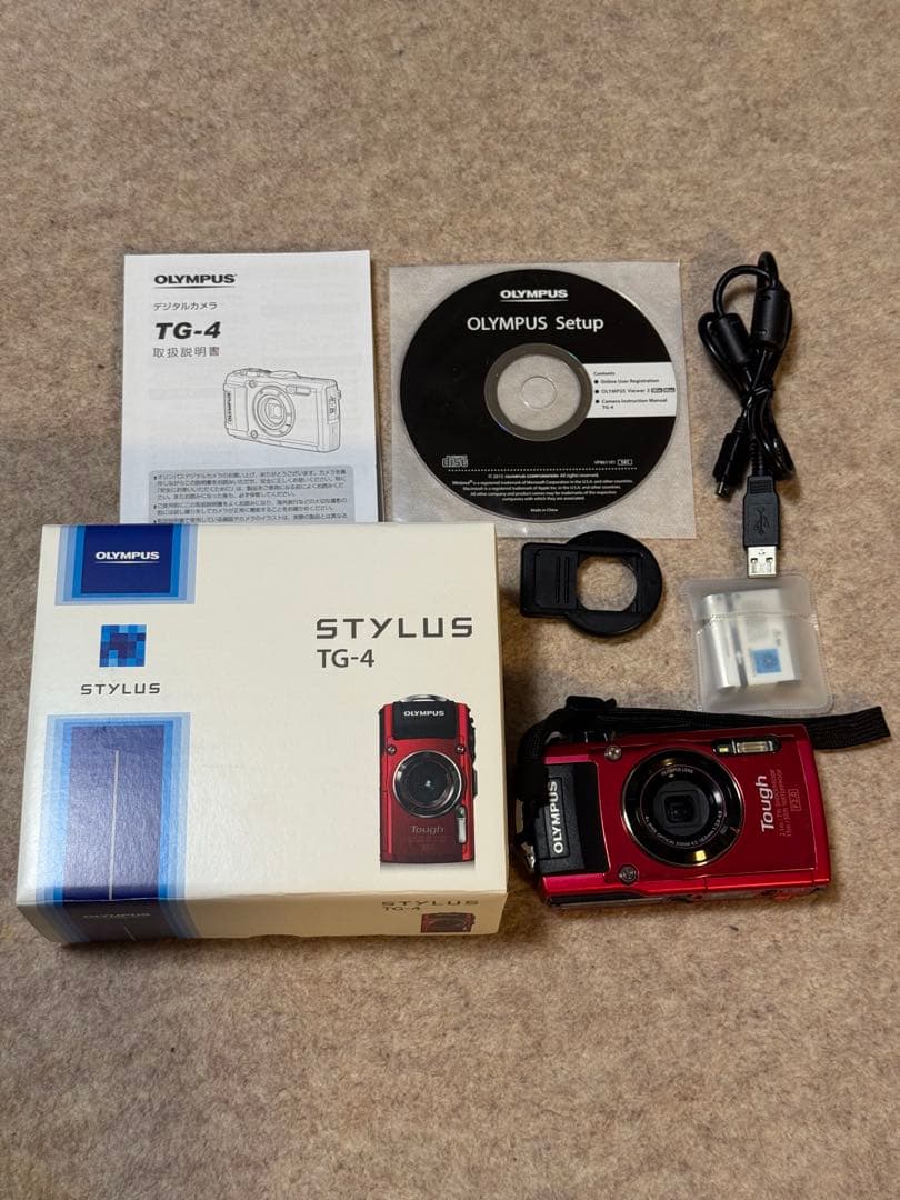 OLYMPUS STYLUS TG-4 Tough レッド