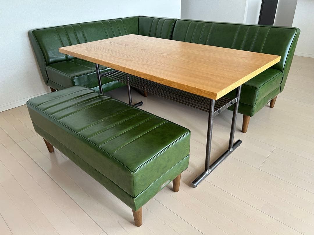 ニコアンド　クラシックダイナー　カウチソファーL 左肘【幅140cm】