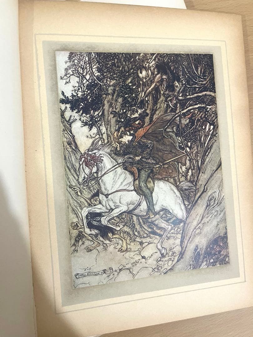 No.328 希少 アンティーク 洋書 古書　アーサー·ラッカム　ウンディーネ