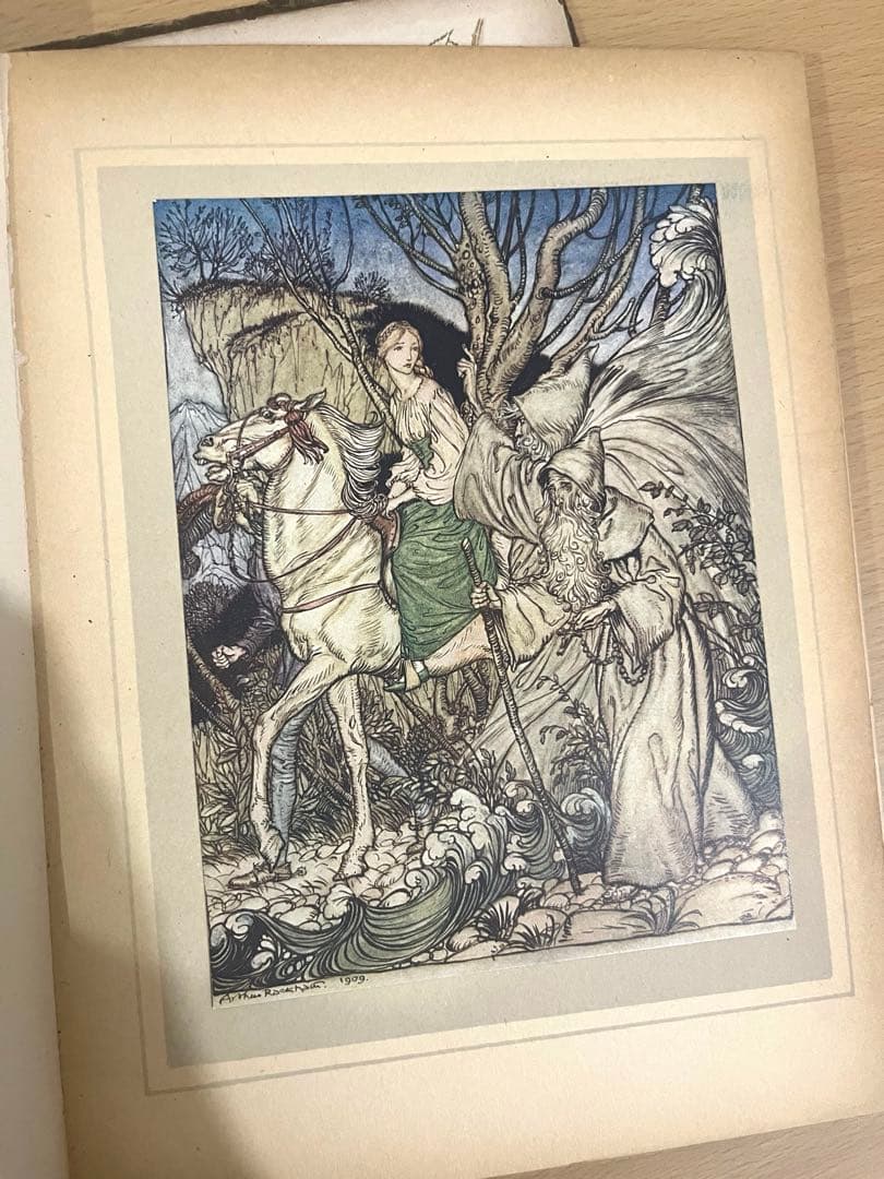 No.328 希少 アンティーク 洋書 古書　アーサー·ラッカム　ウンディーネ