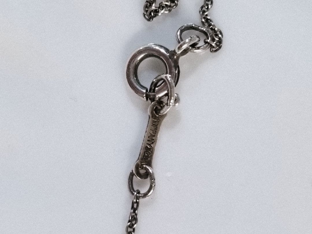 美品Tiffany & Co.フルハートエルサペレッティ925シルバーネックレス