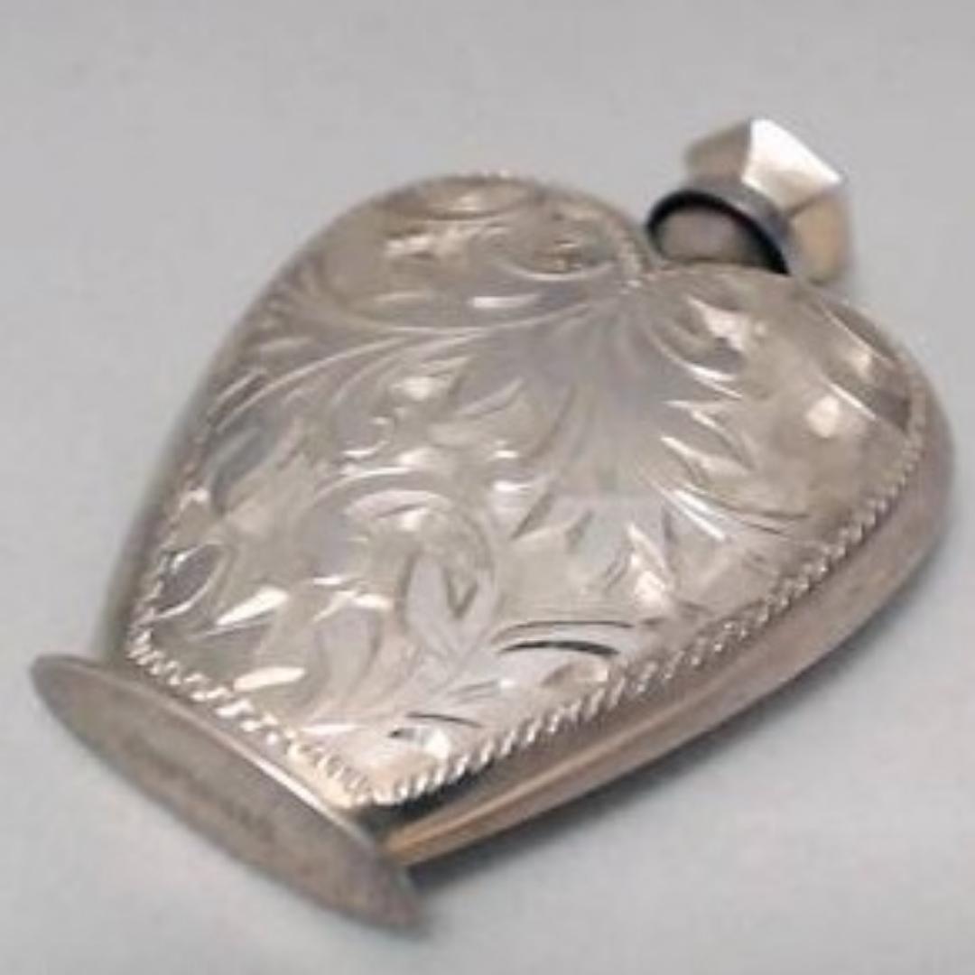 香水容器 純銀925 アトマイザー 刻印 香水入れ スターリングシルバー 携帯