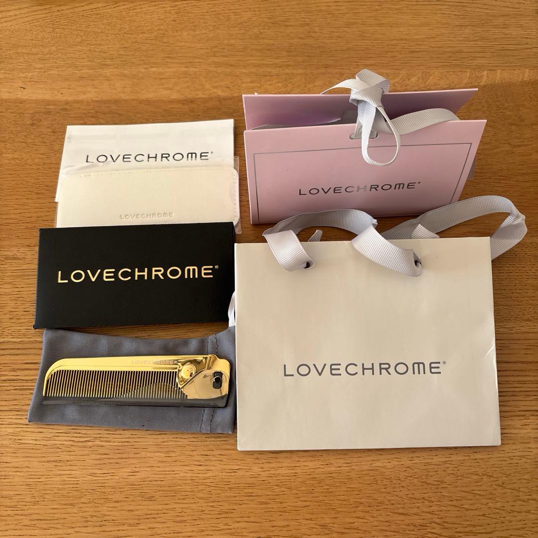lovechrome K24GPバングスコーム ゴールド　折りたたみ