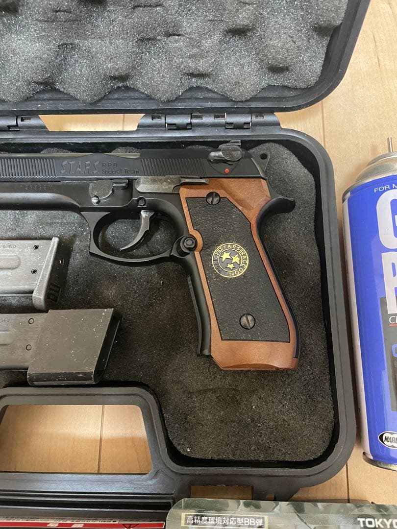 バイオハザード サムライエッジ M92F ガンパワーロングマガジン付き