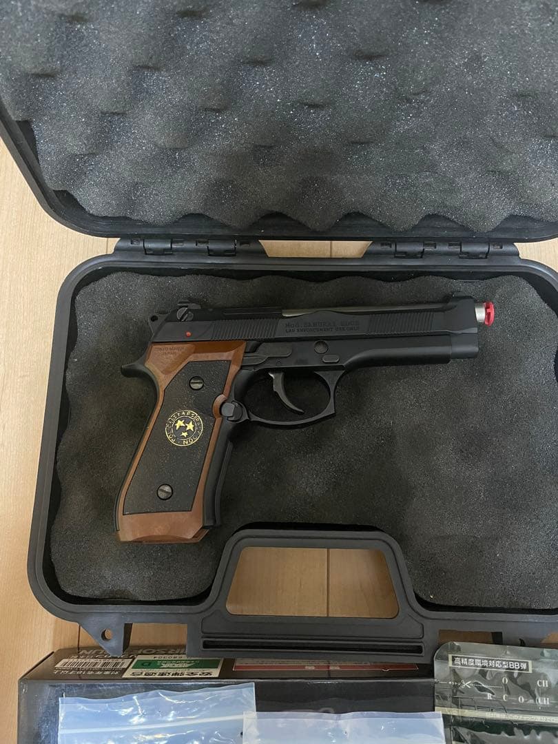 バイオハザード サムライエッジ M92F ガンパワーロングマガジン付き