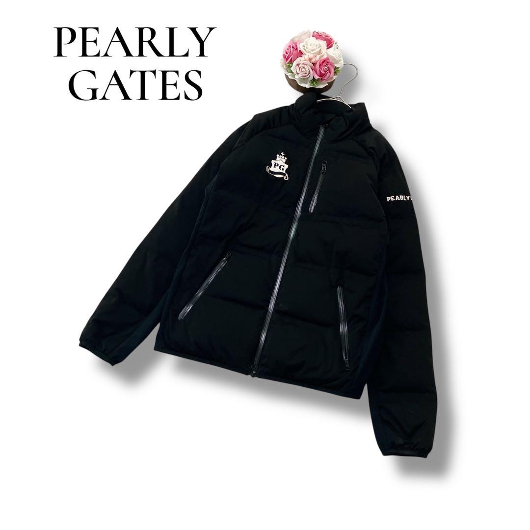 PEARLY GATES レディース ダウンジャケット 0サイズ　ブラック 防寒
