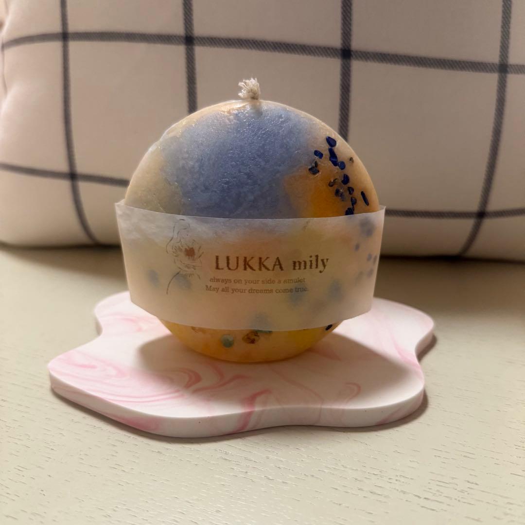 LUKKA mily 満月　キャンドル　トレーセット　masa☆