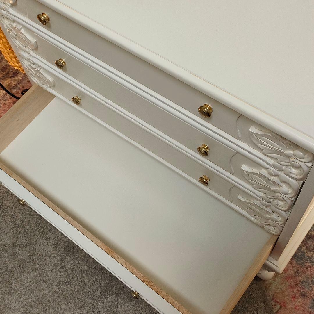 ビオレッタシリーズ猫脚 チェスト フレンチアンティーク 姫系 高級クラシック