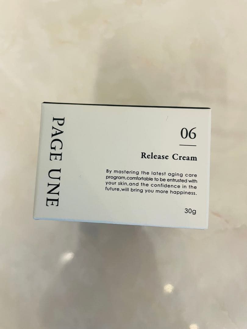 フェイスクリーム PAGE UNE Release Cream 30g