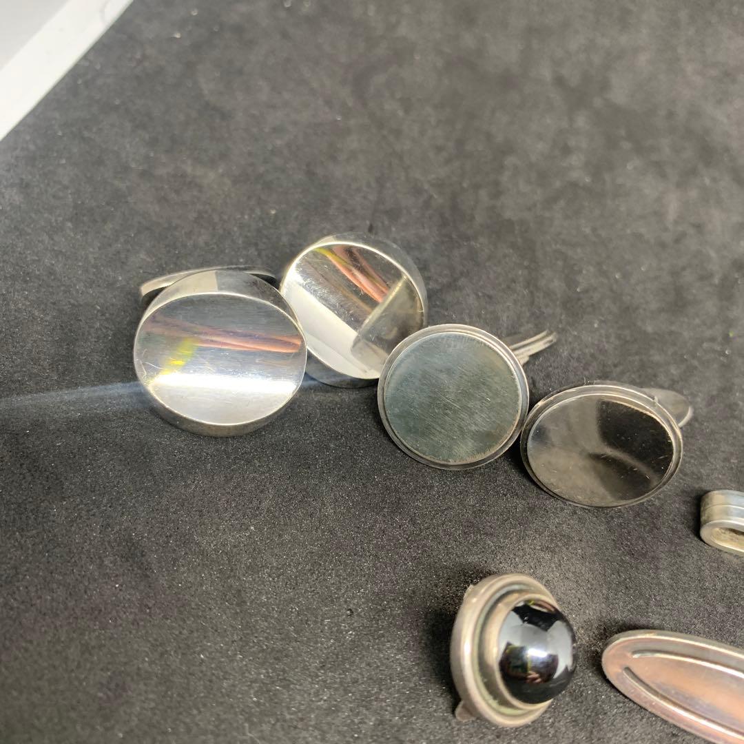 ジョージジェンセン　まとめて　カフス　ピアス　ヘマタイト　最終値下げ