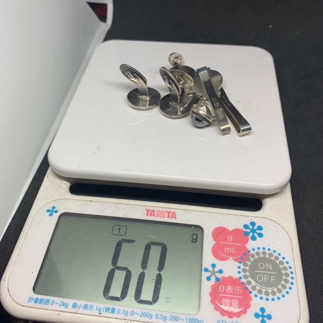 ジョージジェンセン　まとめて　カフス　ピアス　ヘマタイト　最終値下げ