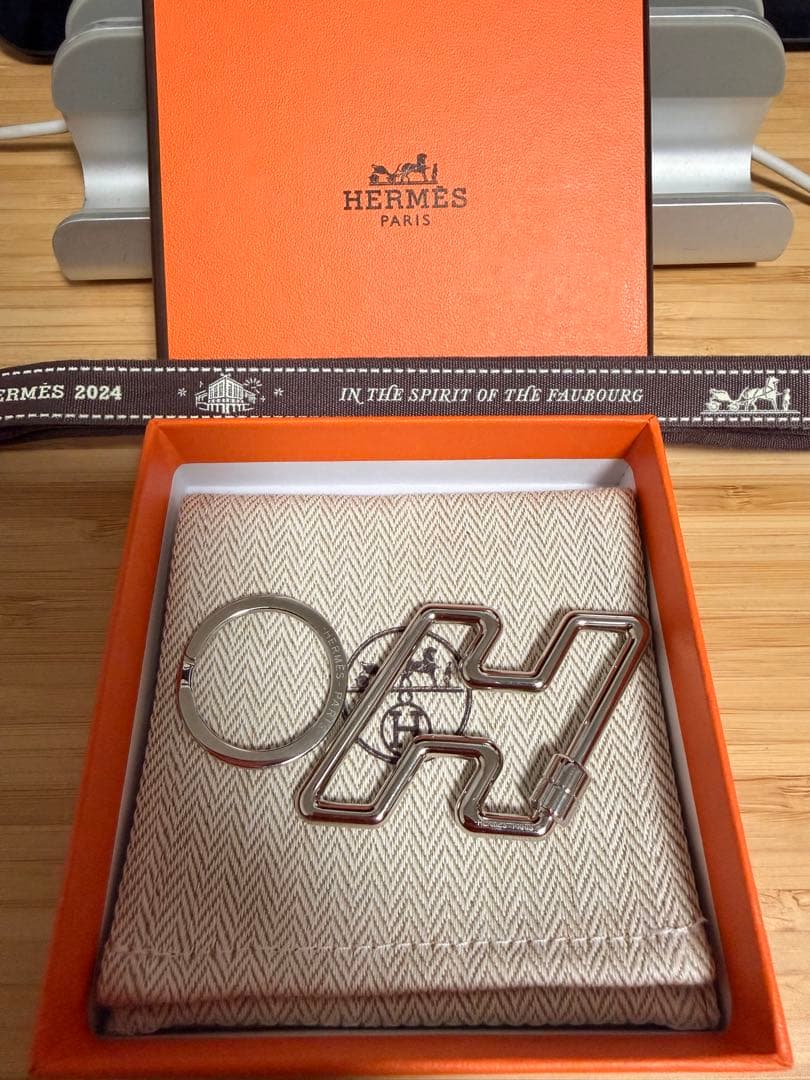 エルメス キーホルダー キーリング H・トゥ・スピード