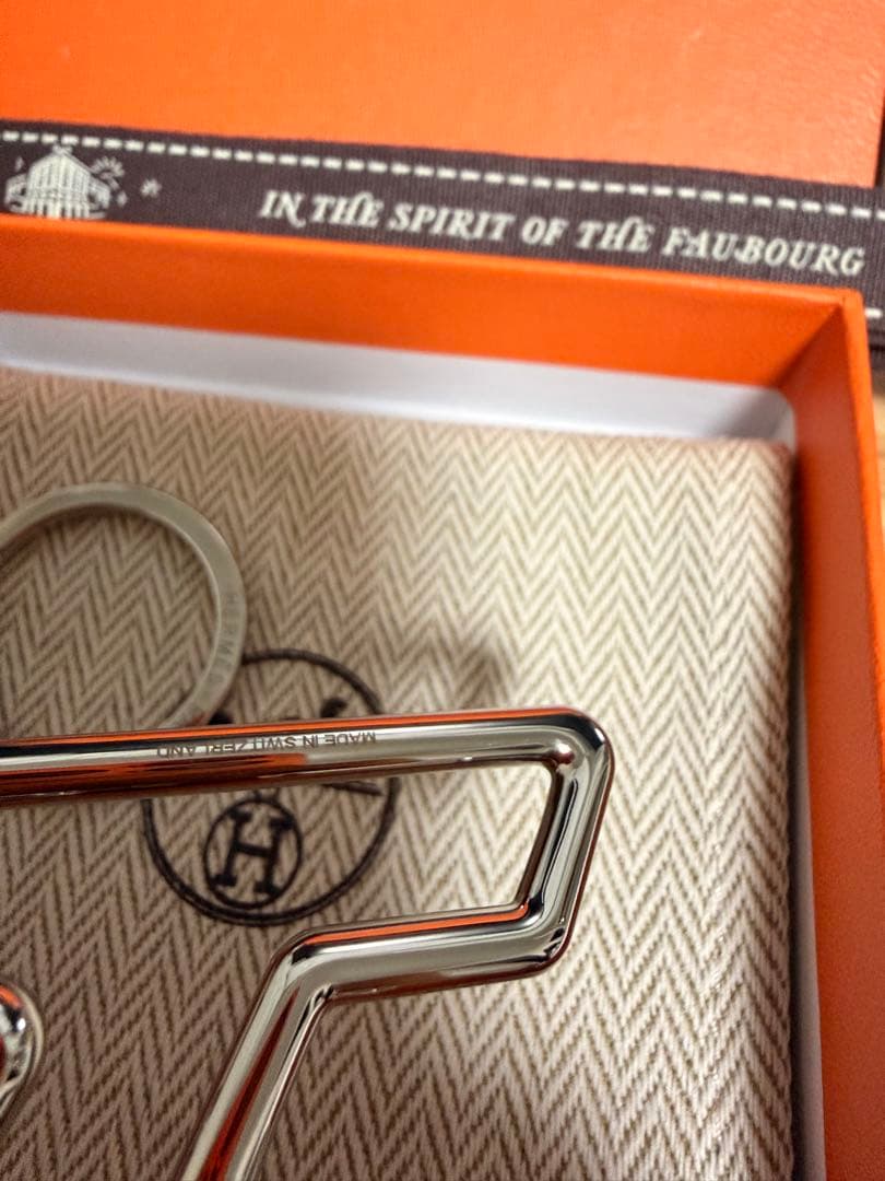 エルメス キーホルダー キーリング H・トゥ・スピード