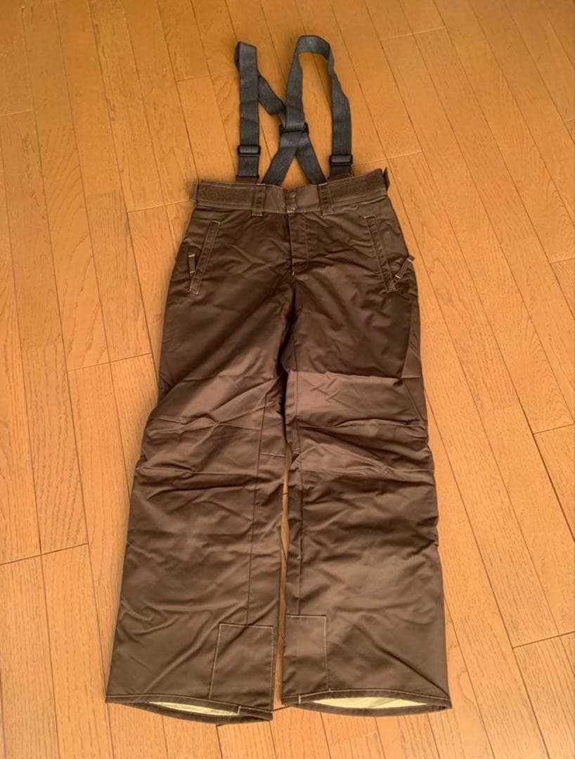 スノーボード　スキー　ウェア上下セット（ピンク・ブラウン）アシックス