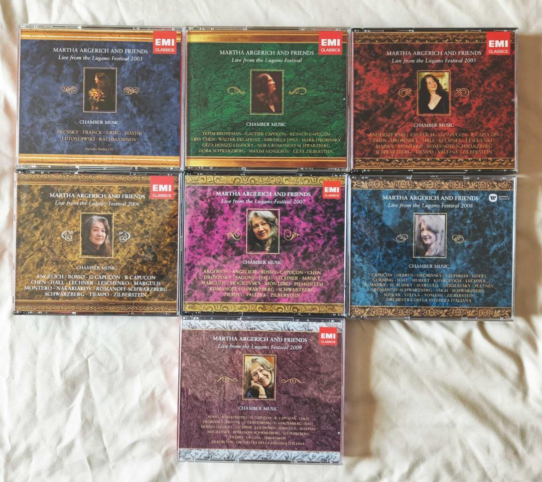 アルゲリッチ＆フレンズ ルガーノ・ライヴ 2002-2009 3枚組×7セット