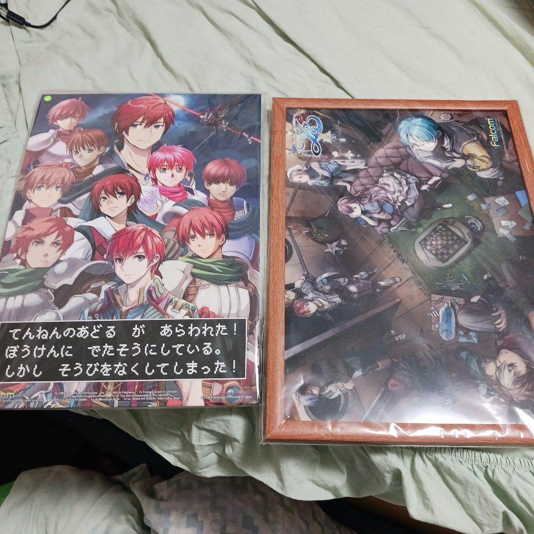 イース　ファルコム　A3クリアポスター　パネル　ピカットアニメ　非売品　空の軌跡