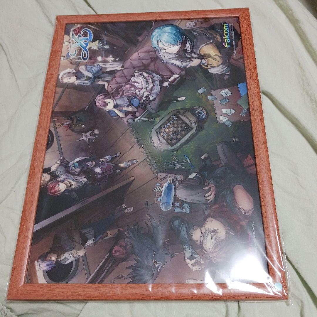 イース　ファルコム　A3クリアポスター　パネル　ピカットアニメ　非売品　空の軌跡