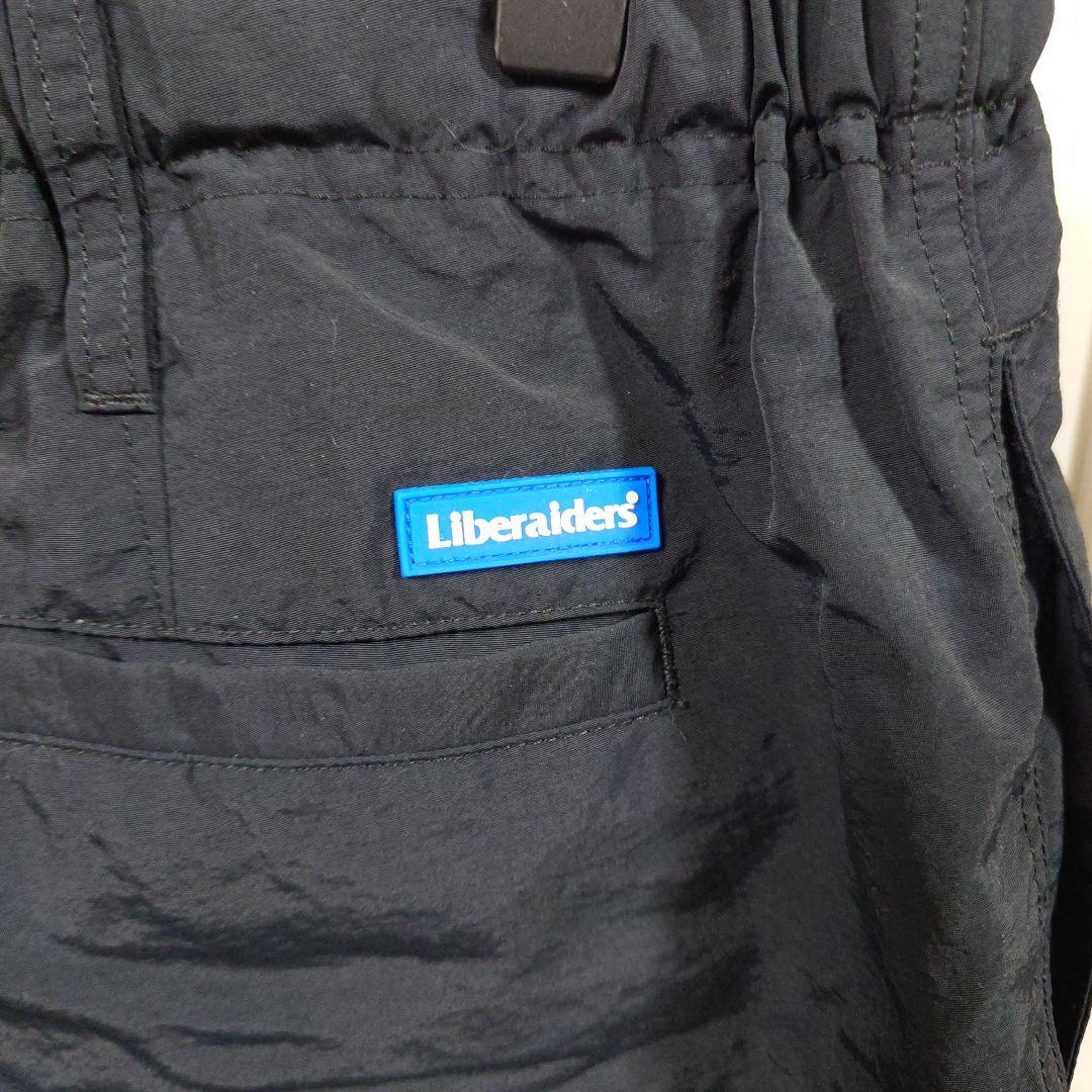 Liberalders ナイロンショートパンツ　ブラック　リベレイダース　L