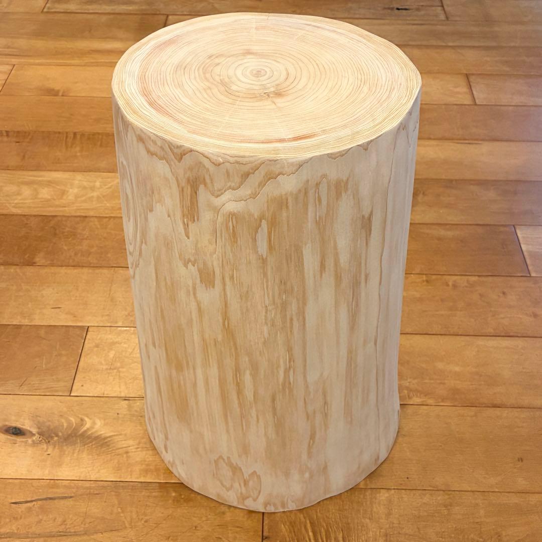 檜　丸太　椅子　スツール　No.1270