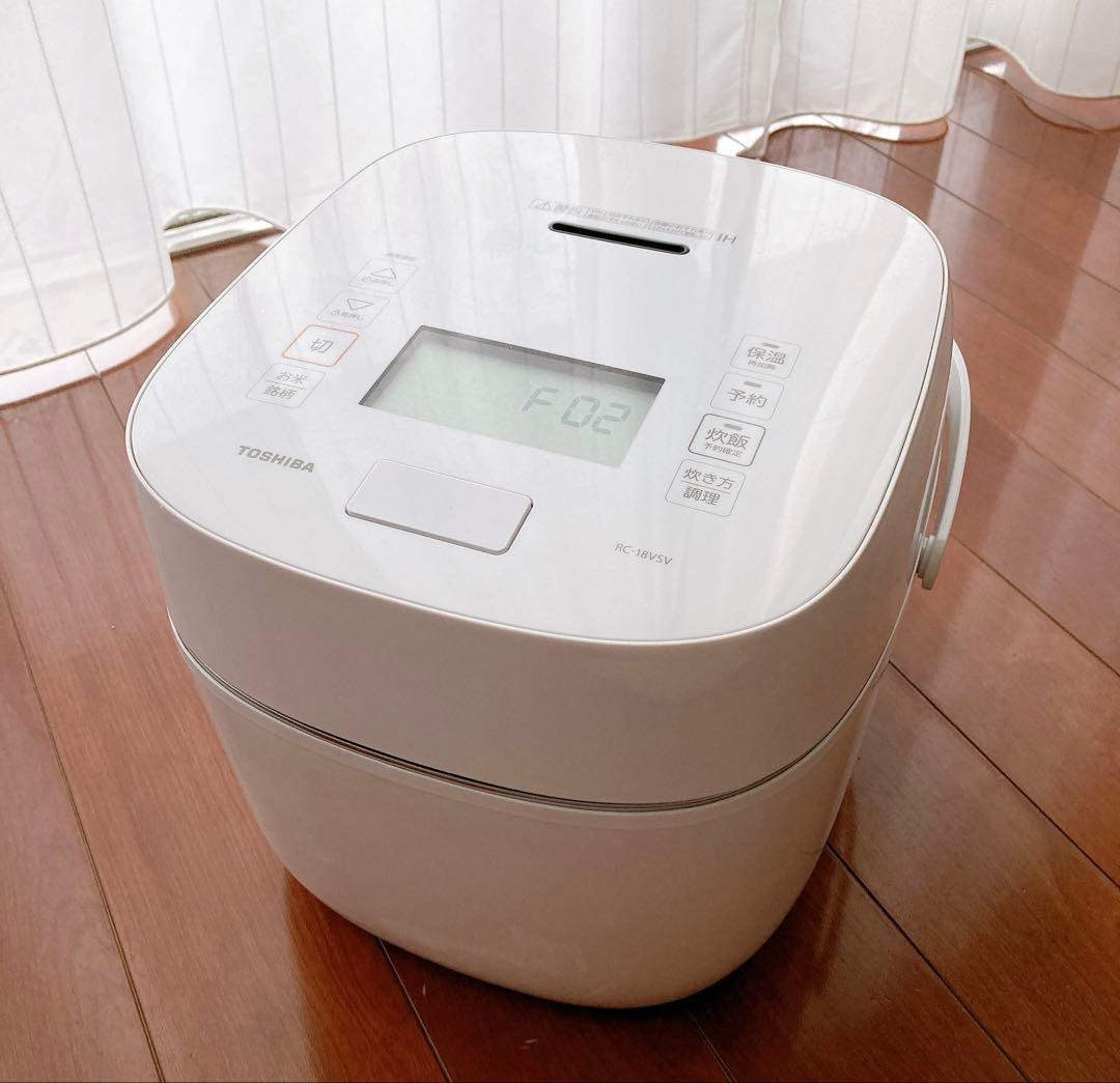 【ジャンク品】東芝 真空圧力IHジャー炊飯器 RC-18VSV 本体のみ